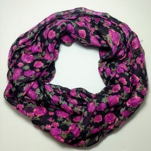 Floral print Infinity Scarf
